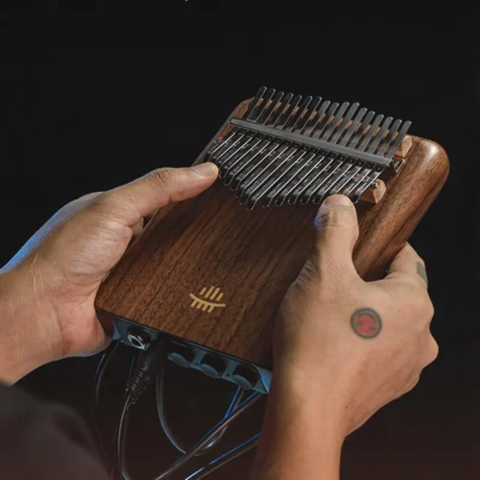 Hluru 17/21 Key Electric Kalimba Black Walnut - Image 3