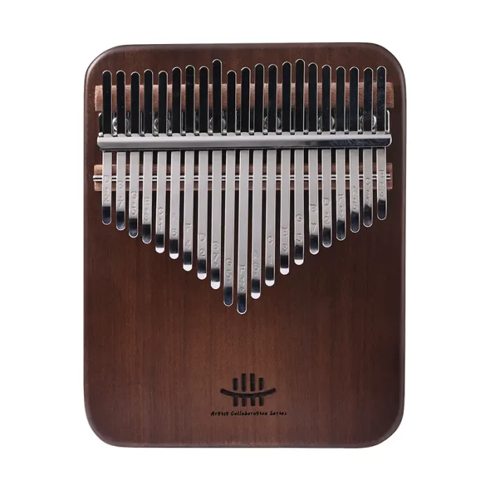 Hluru 21-Key African Walnut Kalimba – Solid Body Hluru 21-Key African Walnut Kalimba – Solid Body