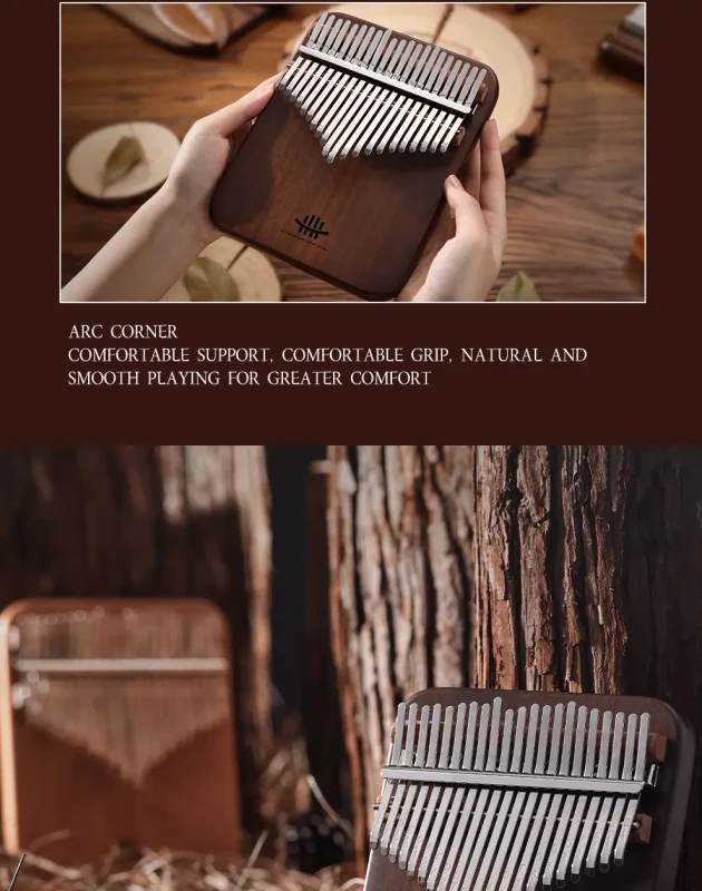 hluru-21-key-solid-body-kalimba-african-walnut-details-9