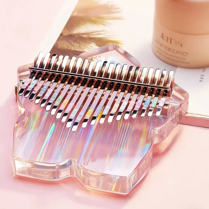 17/21-Key Crystal-Clear Acrylic Kalimba - Image 3
