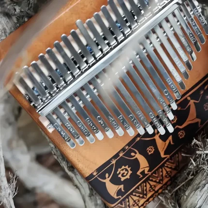 "African Dancer" 21-Key Mahogany Kalimba - Image 4