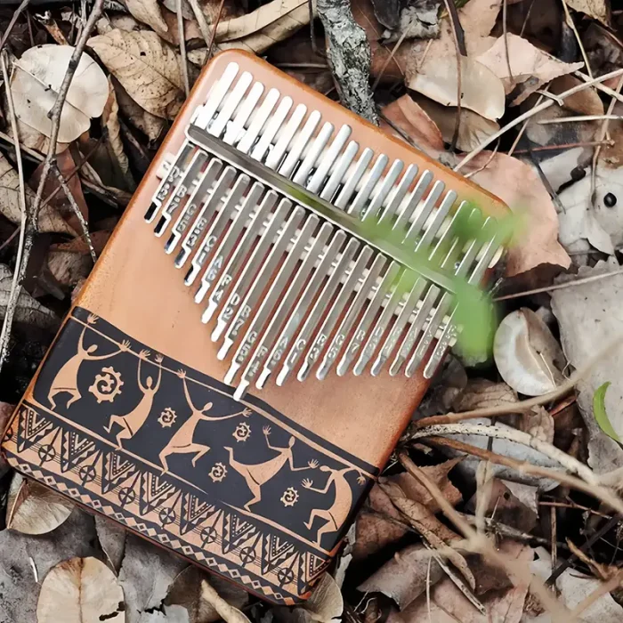 "African Dancer" 21-Key Mahogany Kalimba - Image 3