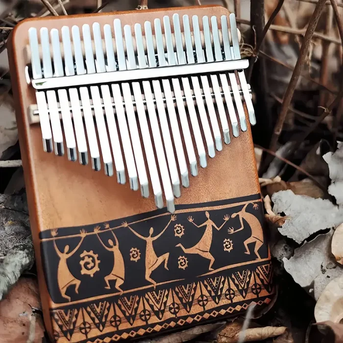 "African Dancer" 21-Key Mahogany Kalimba - Image 7