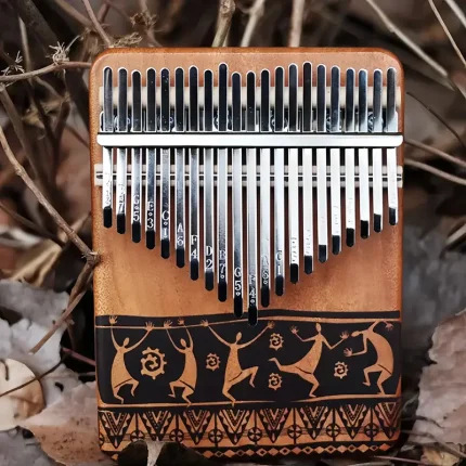 "African Dancer" 21-Key Mahogany Kalimba - Image 2